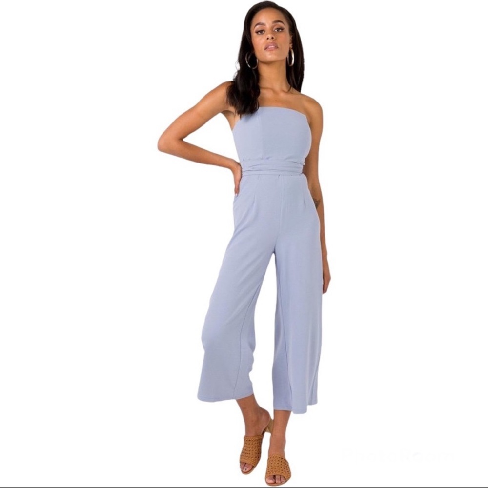 Princess Polly Kit Jumpsuit Blue